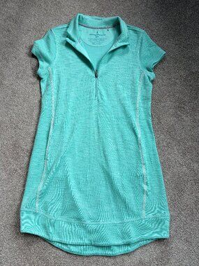 Tommy Bahama WOMENS TOBAGO BAY HALF-ZIP COLLARED DRESS